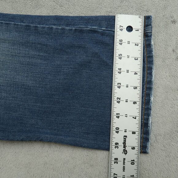 Lucky Brand Jeans Women's 8/29 Mid-Rise Easy Rider Crop 23" Inseam Distressed - Picture 6 of 16